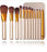 12 Pcs Professional Makeup Brush Cosmetic Beauty Make Up Brush Set - Trendup Store