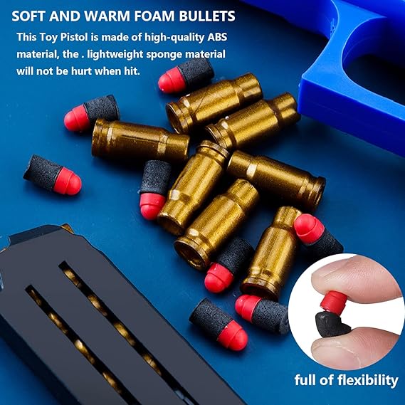 Soft Bullet Toy Gun | Shell Ejecting Pistol For Kids