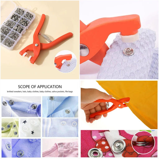 Button Press Tool For All Cloths With 25 Buttons. - Trendup Store