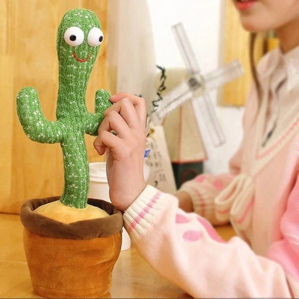 Portable Rechargeable Dancing Cactus Toy