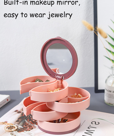 Rotating Multilayer Jewelry Organizer Box - Trendup Store